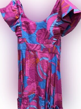 NWT Tuckernuck Cameron Eubanks Floral Ruffle Mini Dress! Size XXS